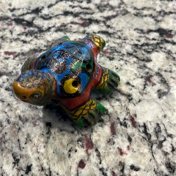 Cabo S. Lucas  ocarina terracotta/clay flutes/ pendants turtle. - Picture 2 of 5